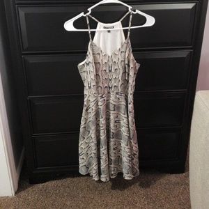 Snake Print Dress